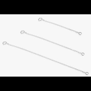 Sterling Silver Necklace Extenders
